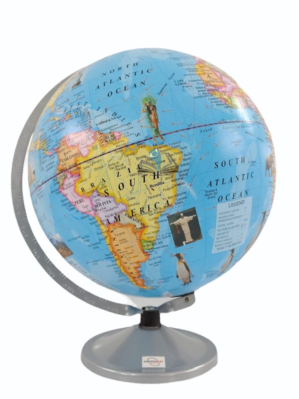 Political World Globe